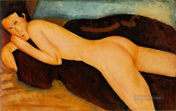 Nu Couche de dos Desnudo reclinado desde atrás desnudo moderno Amedeo Clemente Modigliani Pinturas al óleo